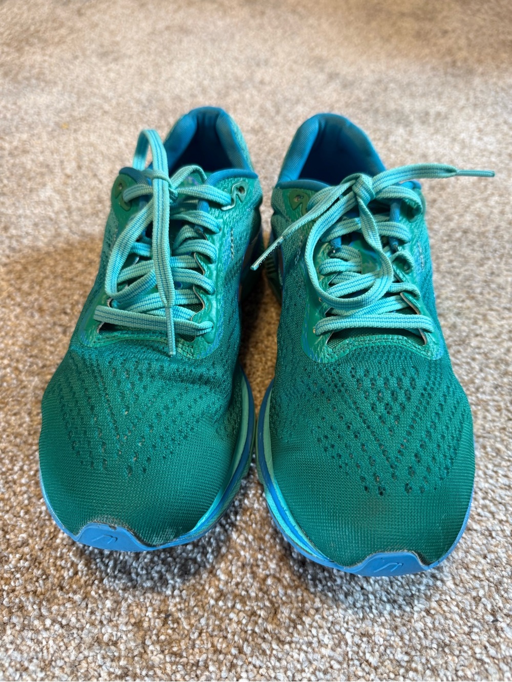 Newton Running Shoes Teal Blue Women's Size 7 Athletic Running Sneakers